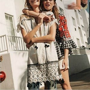 Anthropologie Hemant & Nandita Aditya Embroidered Dress Size XS NWOT